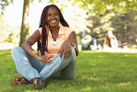 Esther Maunze, a 4th year political science student - photo by Martin Dee