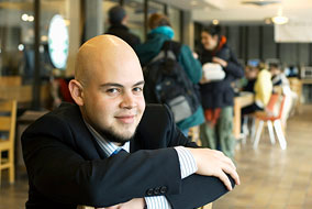 Fernando de la Mora is helping give UBC students a voice in global policy discussions - photo by Martin Dee