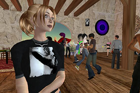 Through their avatars, visitors to Second Life can get down and boogie at their favourite club - Copyright 2006, Linden Research, Inc. All Rights Reserved