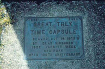 Great Trek Time Capsule