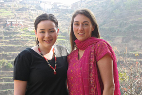 UBC School of Nursing grads, Julia Iwama and Christine Fantuz, spent five weeks in Western Nepal