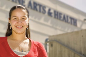 Viola Rose Brown is one of 14 Aboriginal students graduating from UBC Okanagan this year - photo by Bud Mortenson