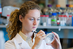 Pamela Lincez is a fifth year student in the Biotechnology Honors program at UBC who was chosen to participate in this years Rising Stars of Research - photo by Martin Dee